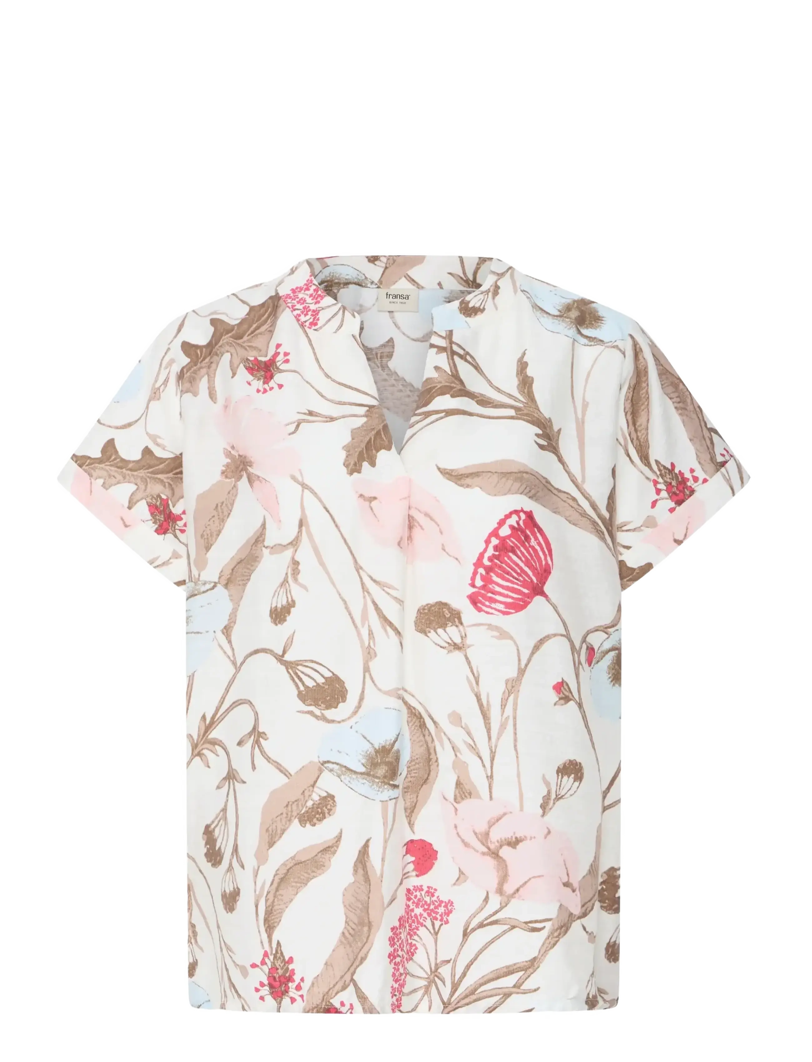 Fransa FRARIANA BL 18 - Odzież - SAVANNAH FLORAL / multi