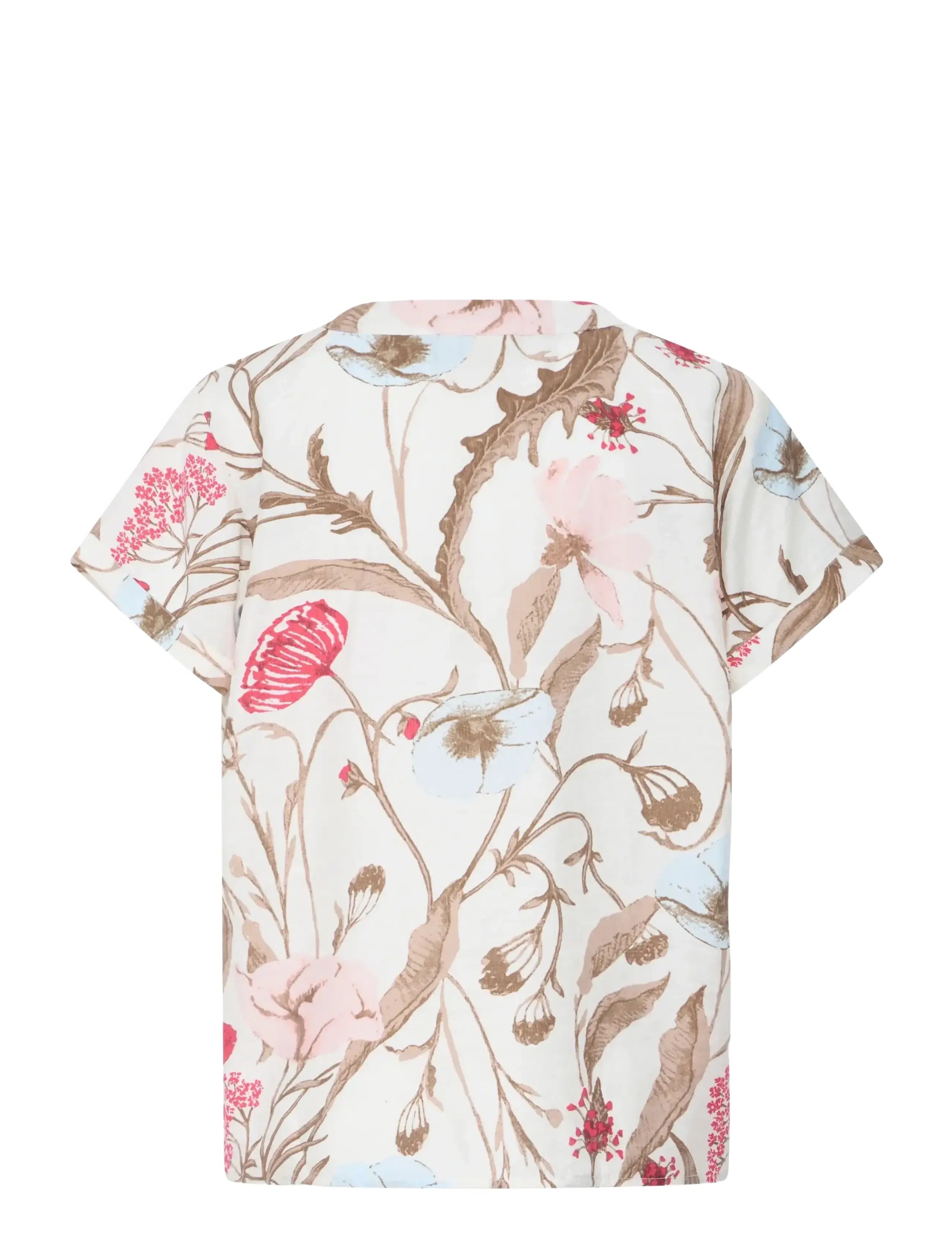 Fransa - FRARIANA BL 18 - blūzes ar īsām piedurknēm - savannah floral - 2