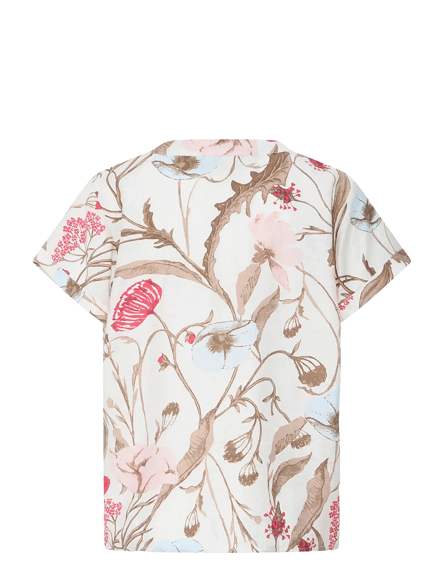 Fransa - FRARIANA BL 18 - short-sleeved blouses - savannah floral - 2