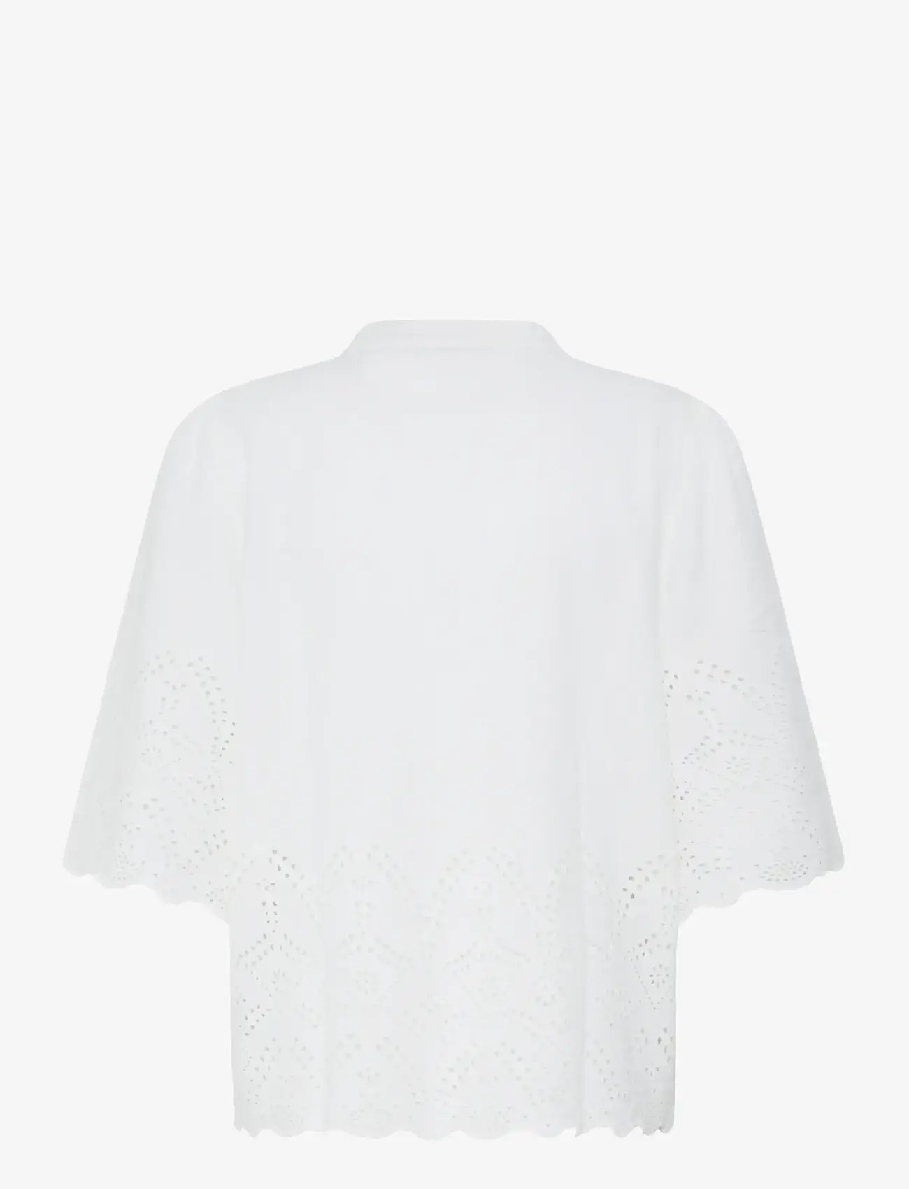 Fransa - FRRAE BL 1 - kurzämlige blusen - whisper white - 2