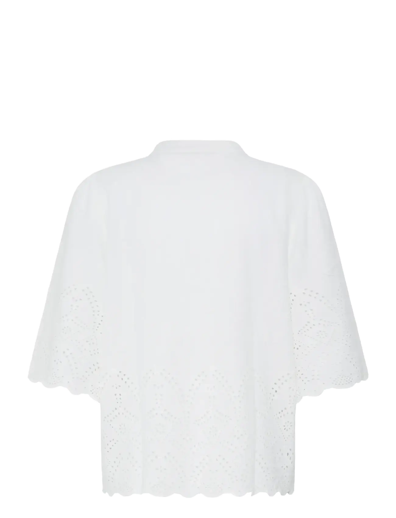 Fransa - FRRAE BL 1 - kurzämlige blusen - whisper white - 2