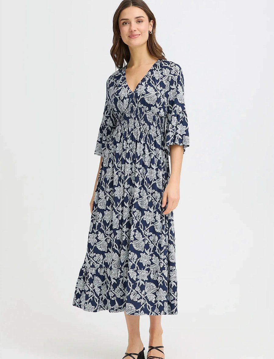 Fransa - FRAMY DR 3 - sommarklänningar - s. bloom navy - 0