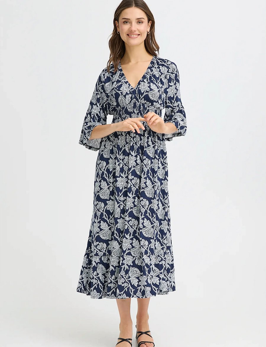 Fransa - FRAMY DR 3 - sommarklänningar - s. bloom navy - 3