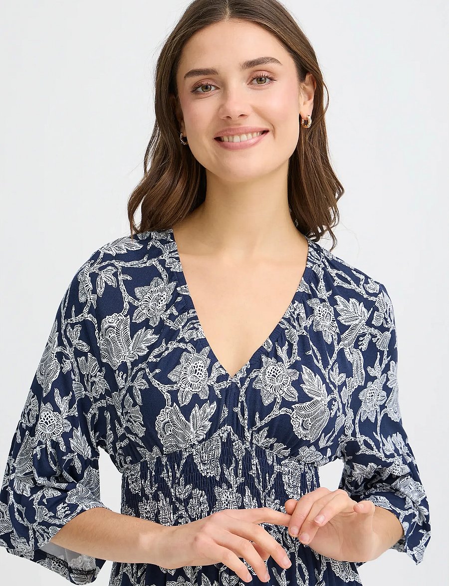 Fransa - FRAMY DR 3 - sommarklänningar - s. bloom navy - 5