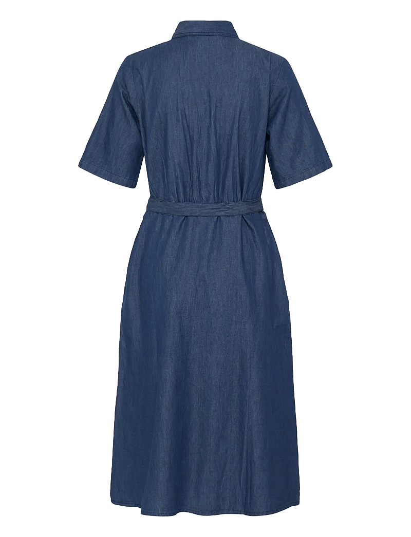 Fransa - FRLARISSA DR 6 - sommarklänningar - mid blue denim - 2