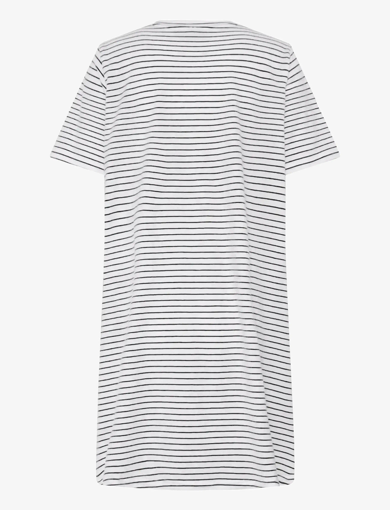 Fransa - FRFEBA DR 1 - t-shirt-kleider - white w. black stripe - 2