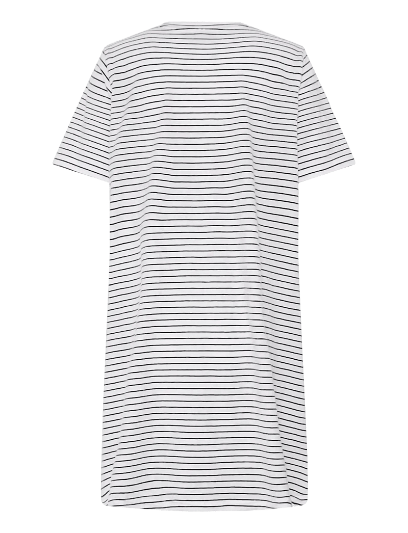 Fransa - FRFEBA DR 1 - t-shirt-kleider - white w. black stripe - 2