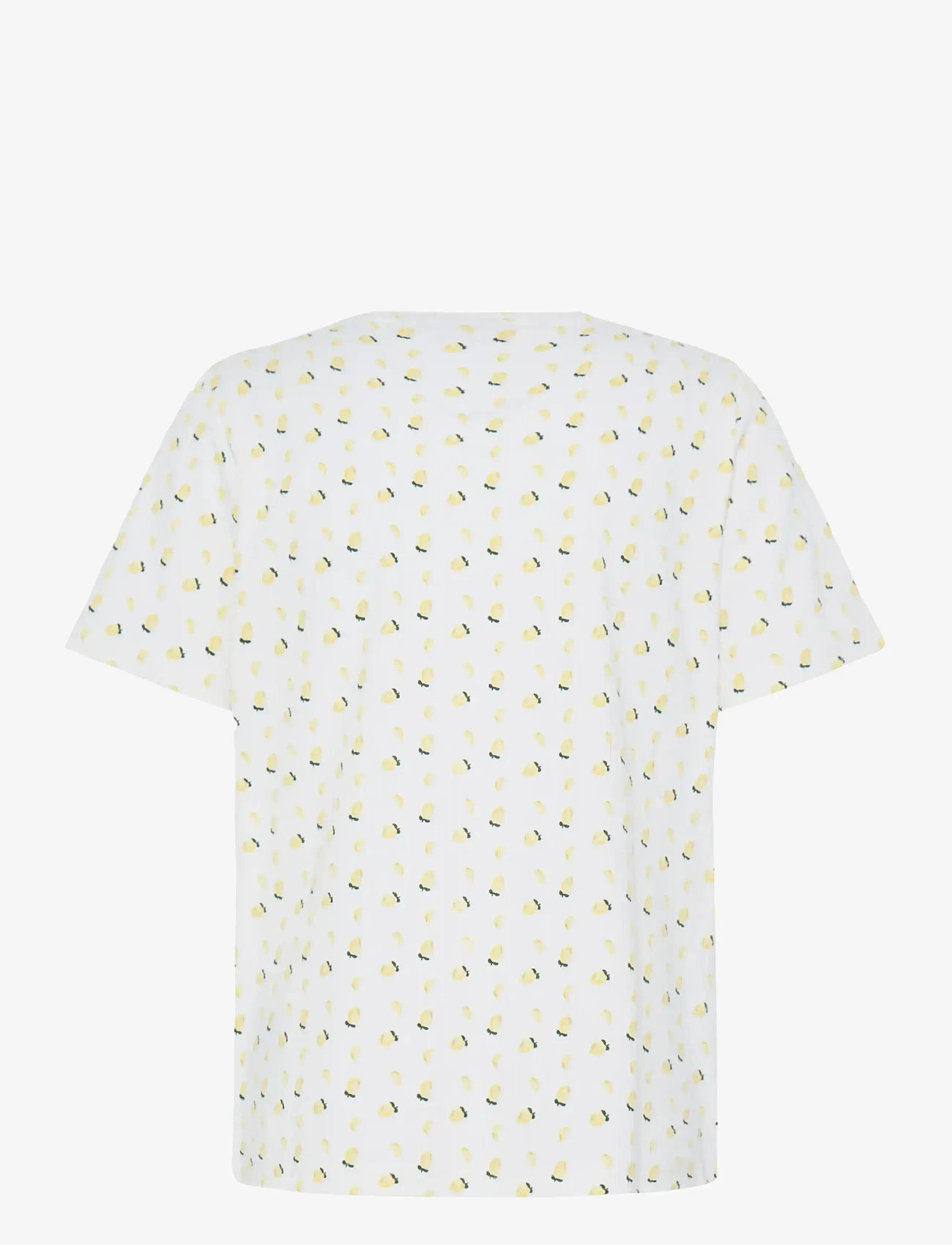 Fransa - FRTESS TEE 1 - t-shirts - pastel yellow lemon - 2