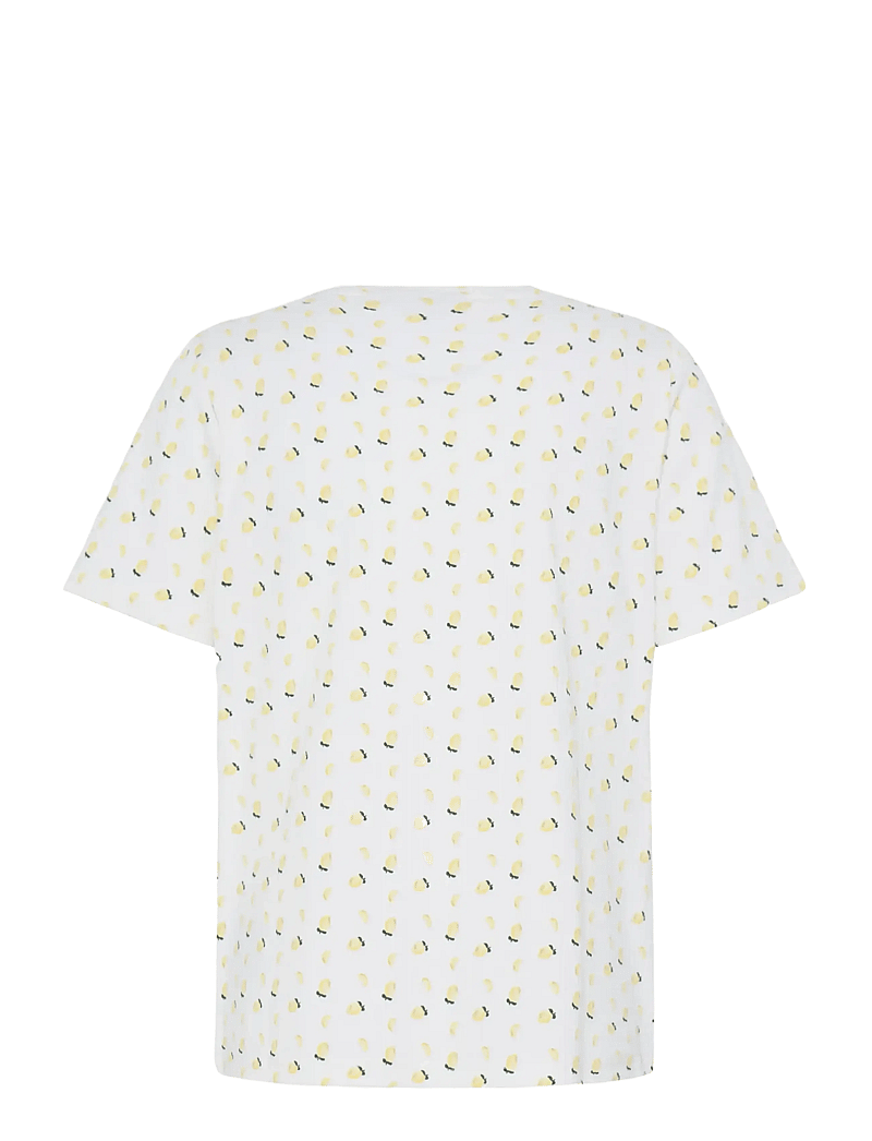 Fransa - FRTESS TEE 1 - t-shirts - pastel yellow lemon - 2