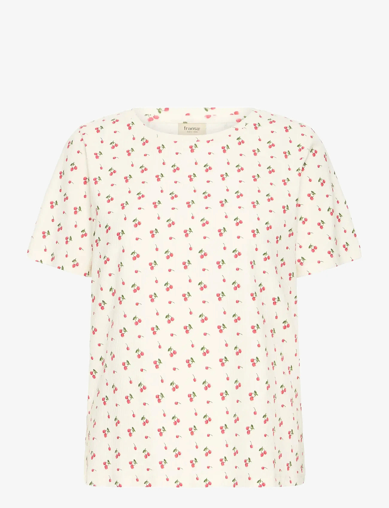 Fransa - FRTESS TEE 1 - t-särgid - virtual pink cherrys - 1