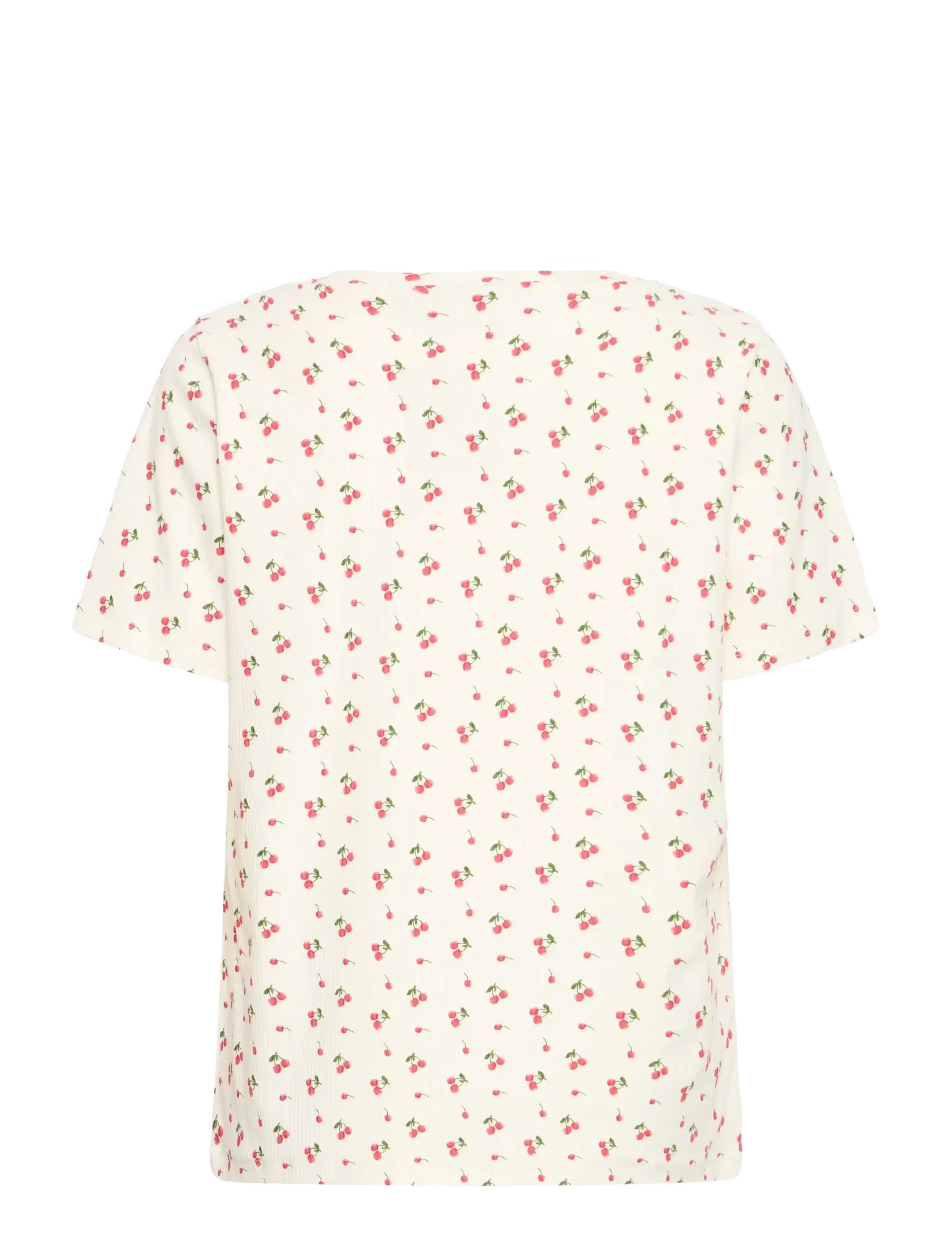 Fransa - FRTESS TEE 1 - t-shirts - virtual pink cherrys - 2