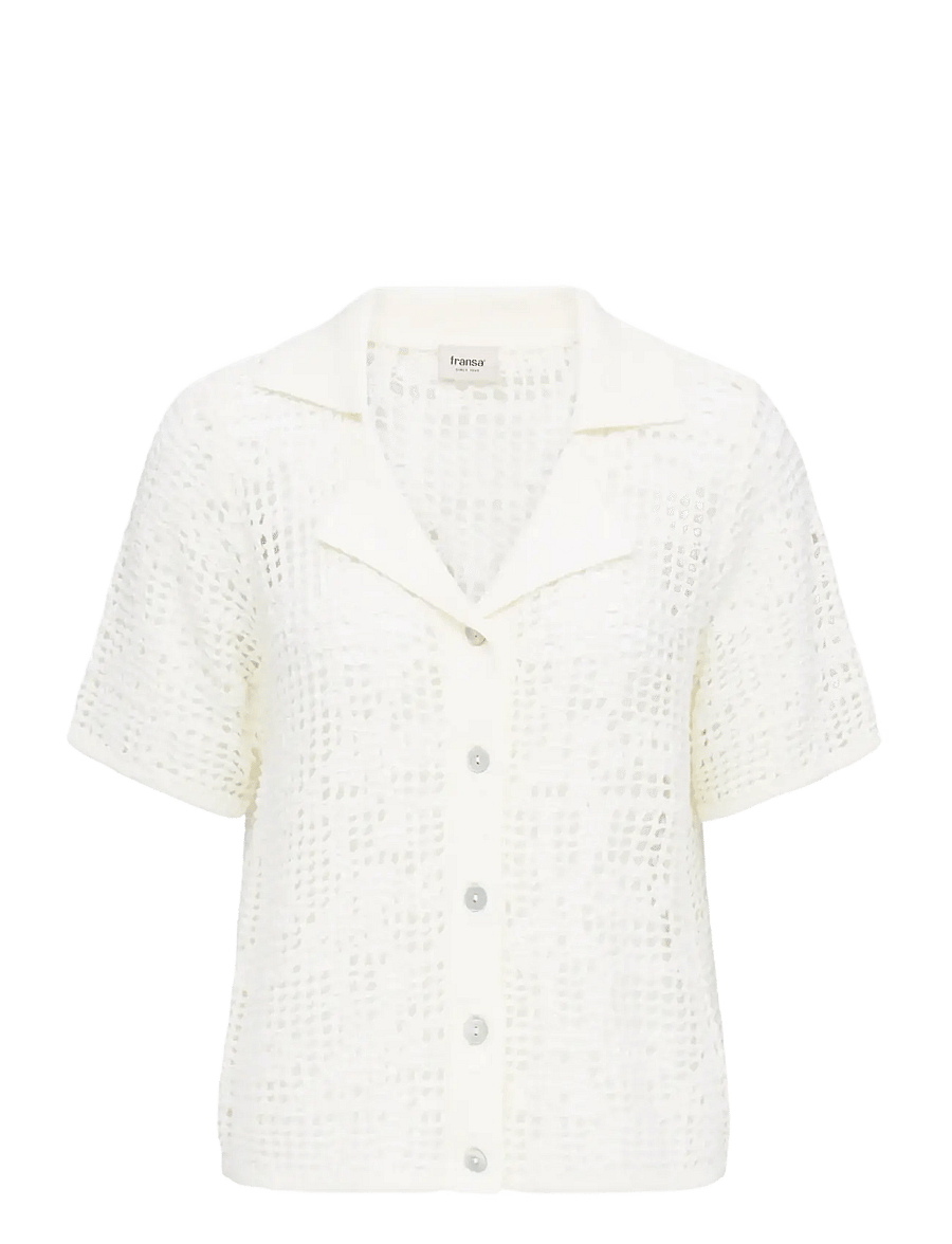 Fransa - FRRAVEN CAR 2 - kardiganid - whisper white - 1