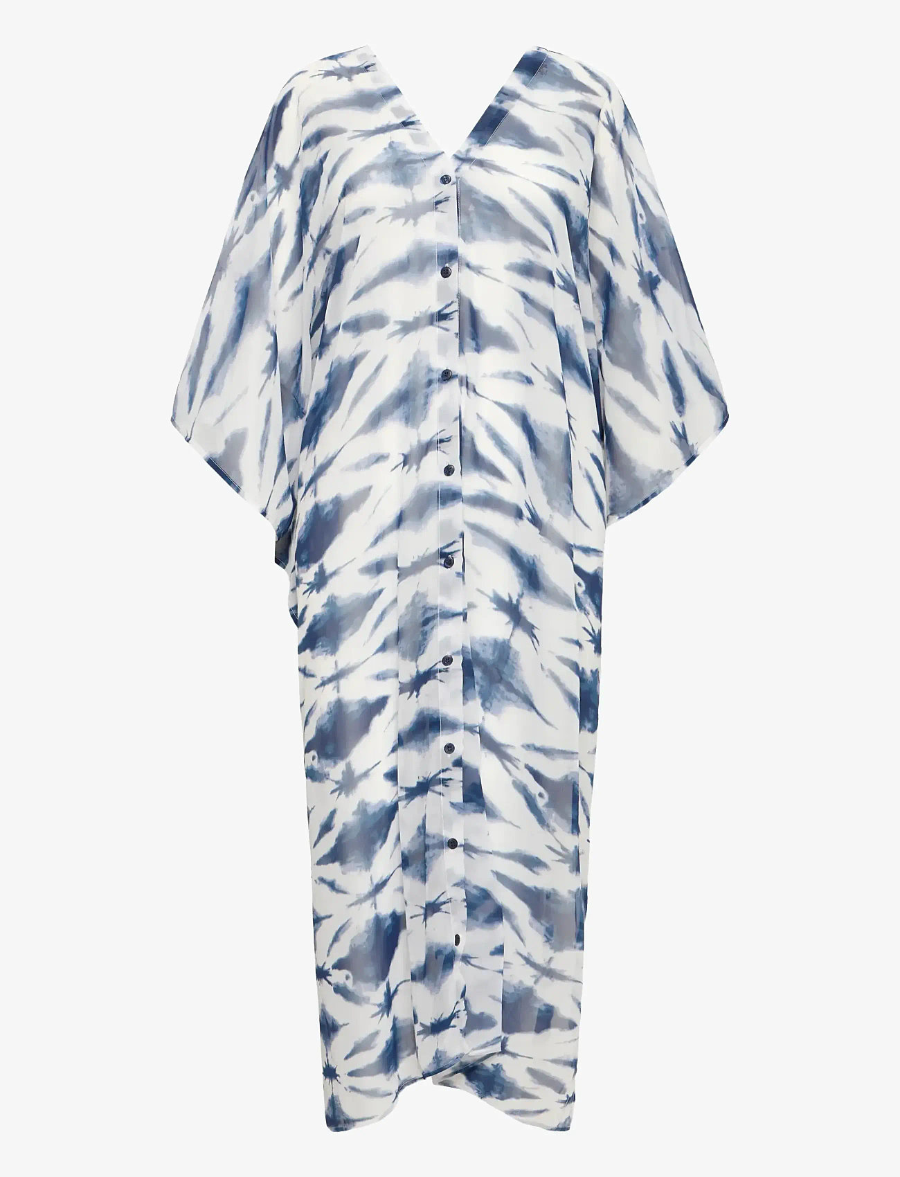 Fransa - FRNATALA KAFTAN 1 - sommerkjoler - neuvean navy tie dye - 1