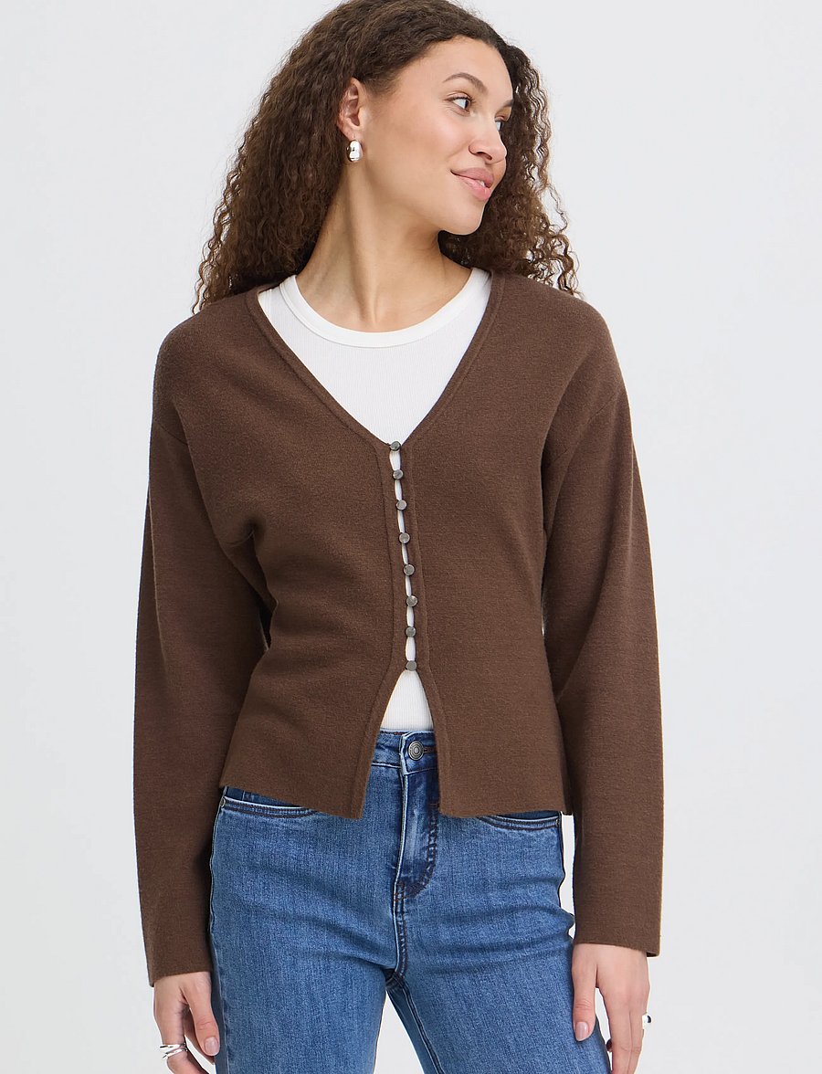 Fransa - FRVERA CAR 1 - cardigans - rain drum - 3