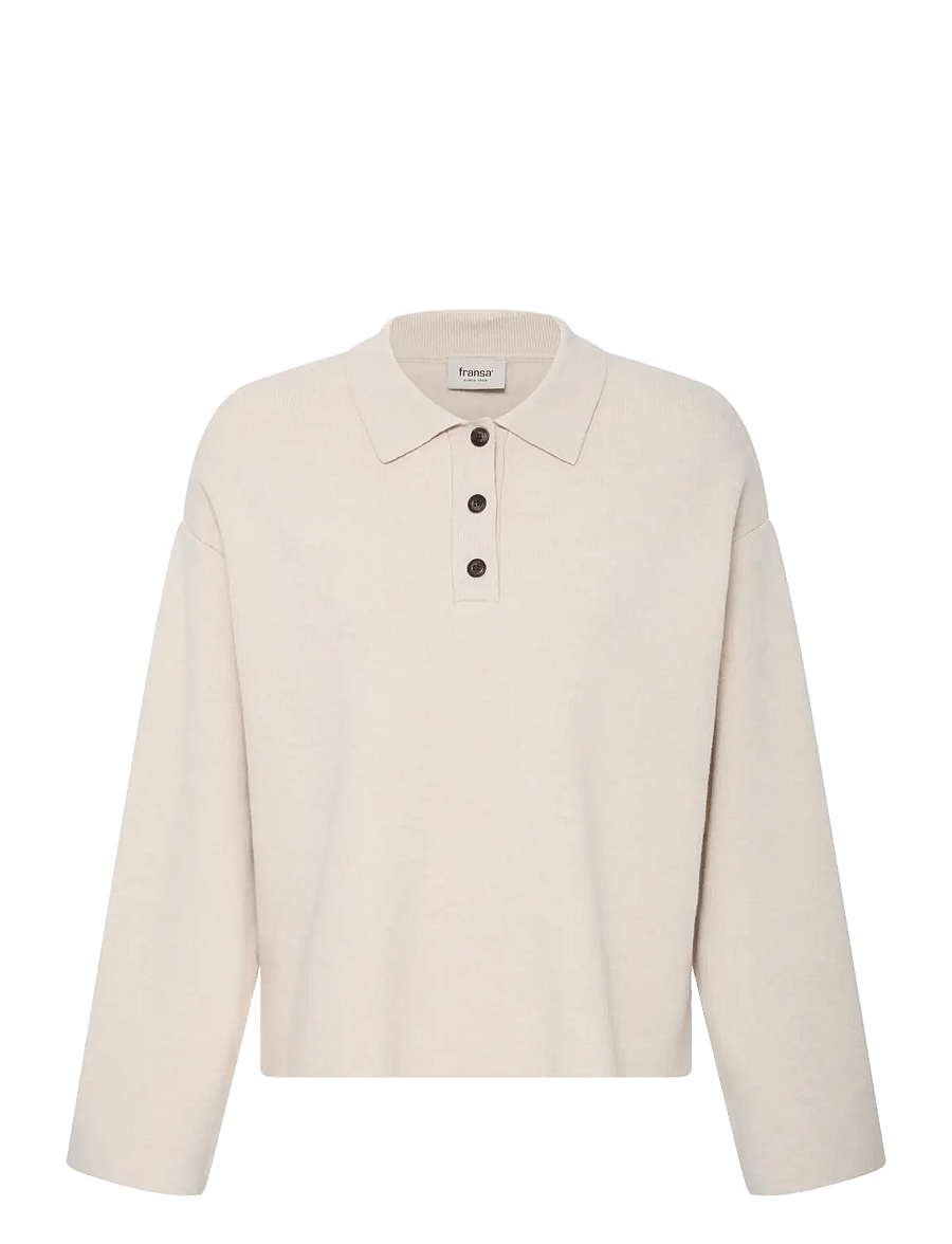 Fransa - FRVIOLETA PU 1 - kampsunid - oatmeal melange - 1