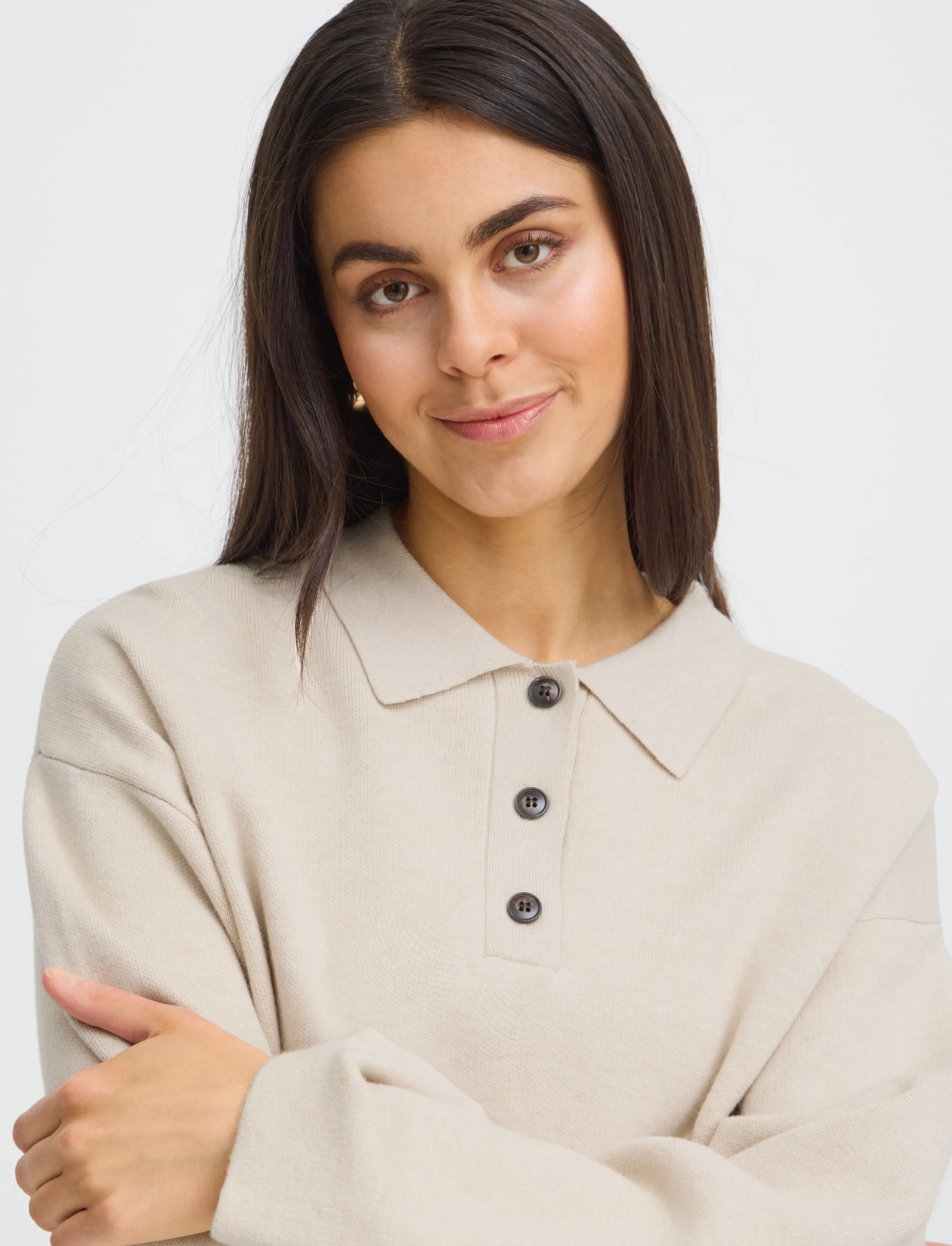 Fransa - FRVIOLETA PU 1 - oatmeal melange - 5