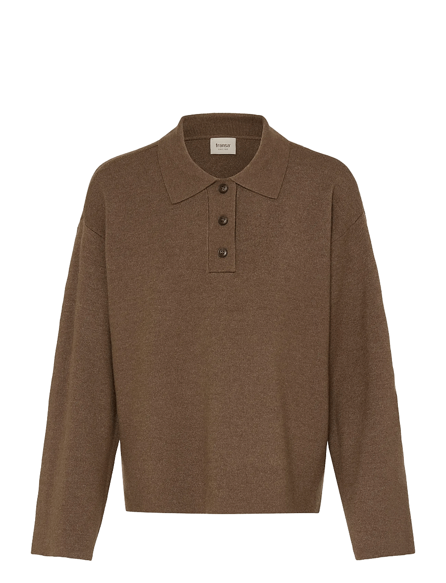 Fransa - FRVIOLETA PU 1 - pullover - rain drum melange - 1