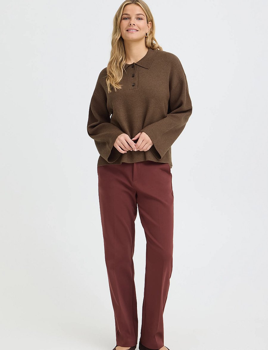 Fransa - FRVIOLETA PU 1 - pullover - rain drum melange - 0