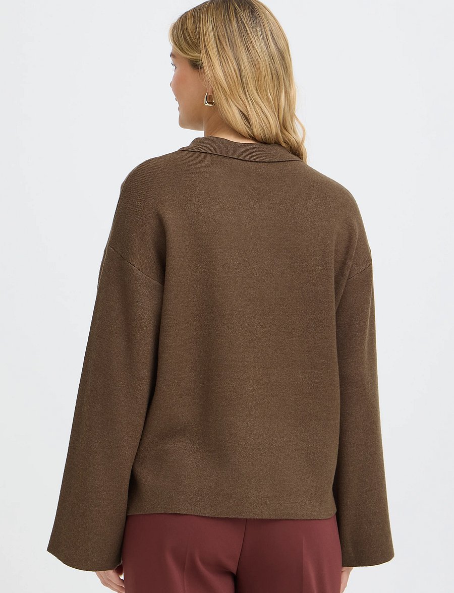 Fransa - FRVIOLETA PU 1 - pullover - rain drum melange - 4