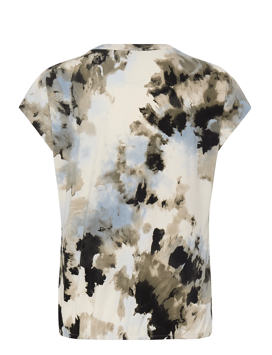 Fransa - FRSEEN TEE 10 - lühikeste varrukatega pluusid - watercolour bloom ice water - 2