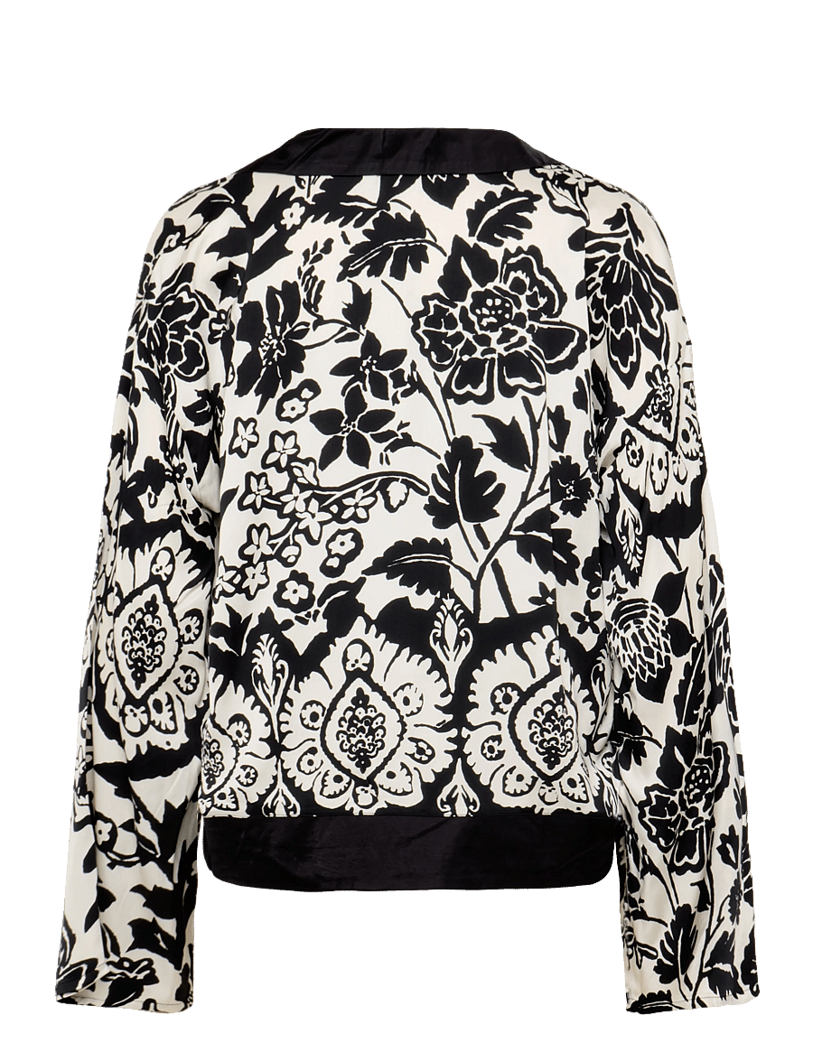 Fransa - FRLOTTI BL 1 - long sleeved blouses - pumicestone black - 2