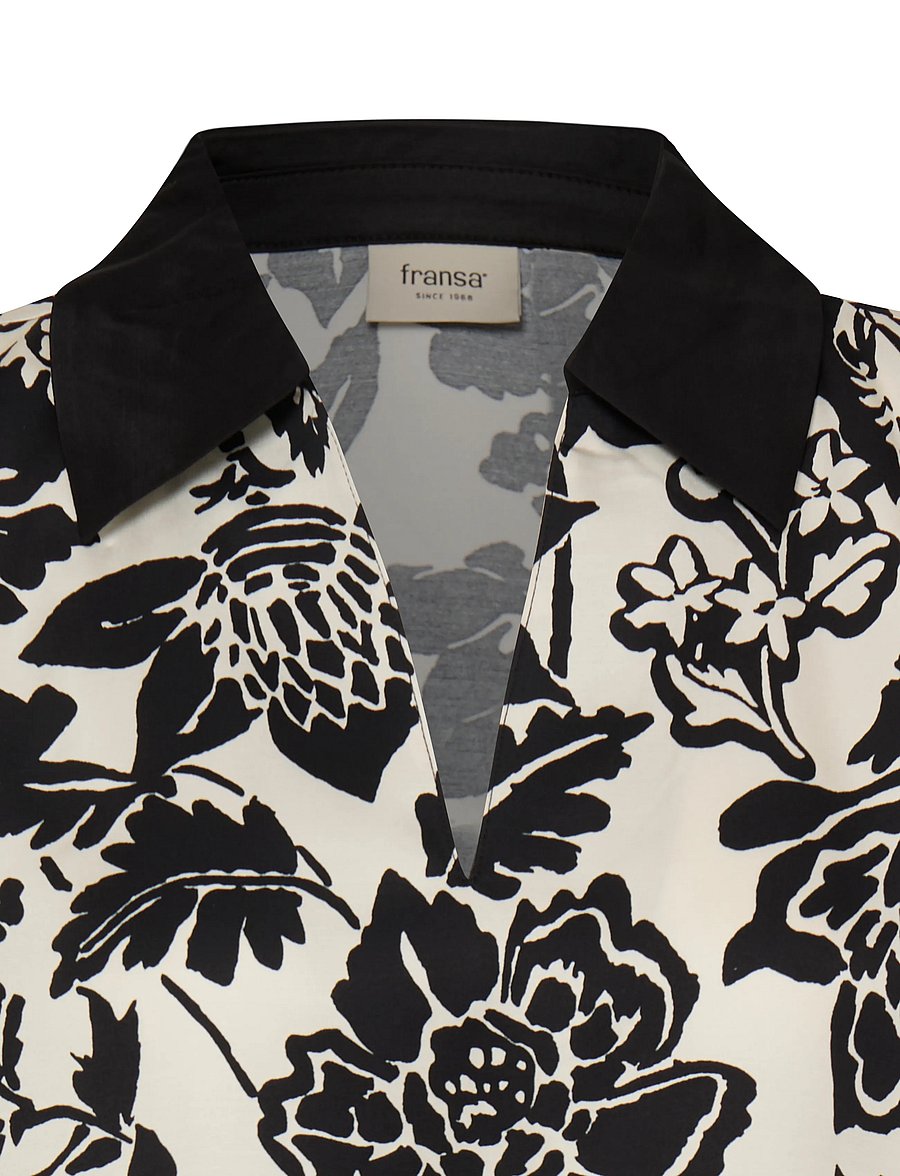 Fransa - FRLOTTI BL 1 - långärmade blusar - pumicestone black - 5