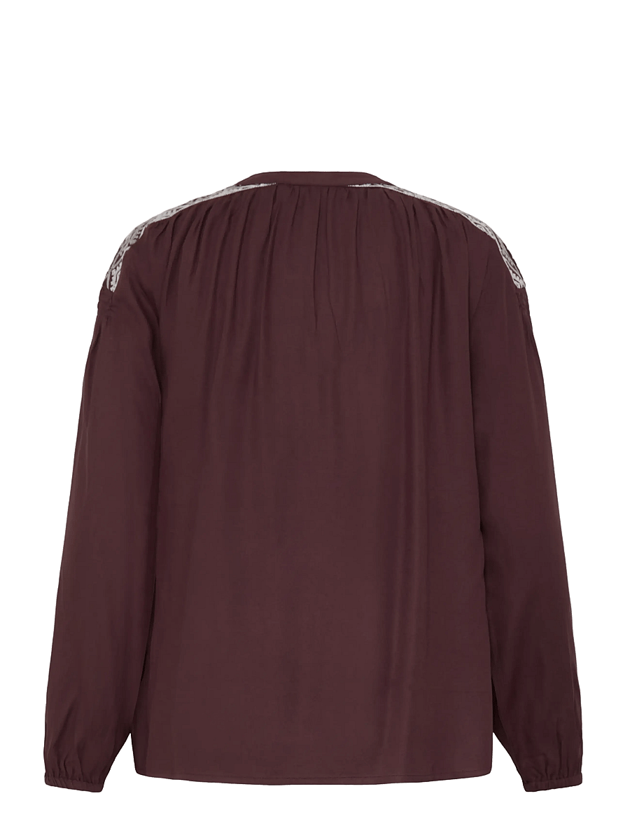 Fransa - FRHELENE BL 1 - langärmelige blusen - rum raisin - 2