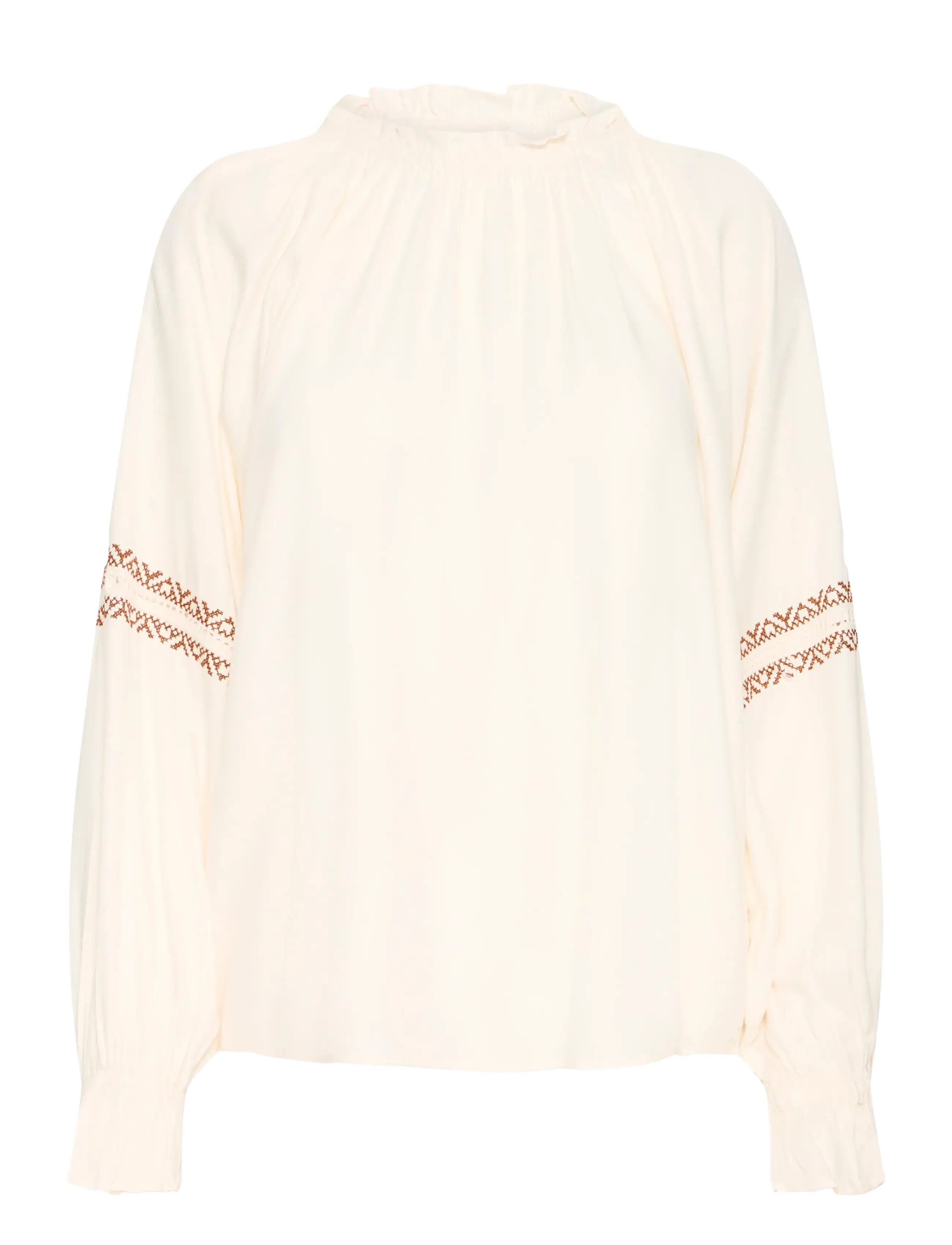 Fransa FRHELENE BL 2 - Transitional Layering - WHISPER WHITE / white