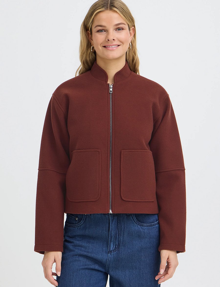 Fransa - FRJOA JA 2 - utility jackets - rum raisin melange - 3
