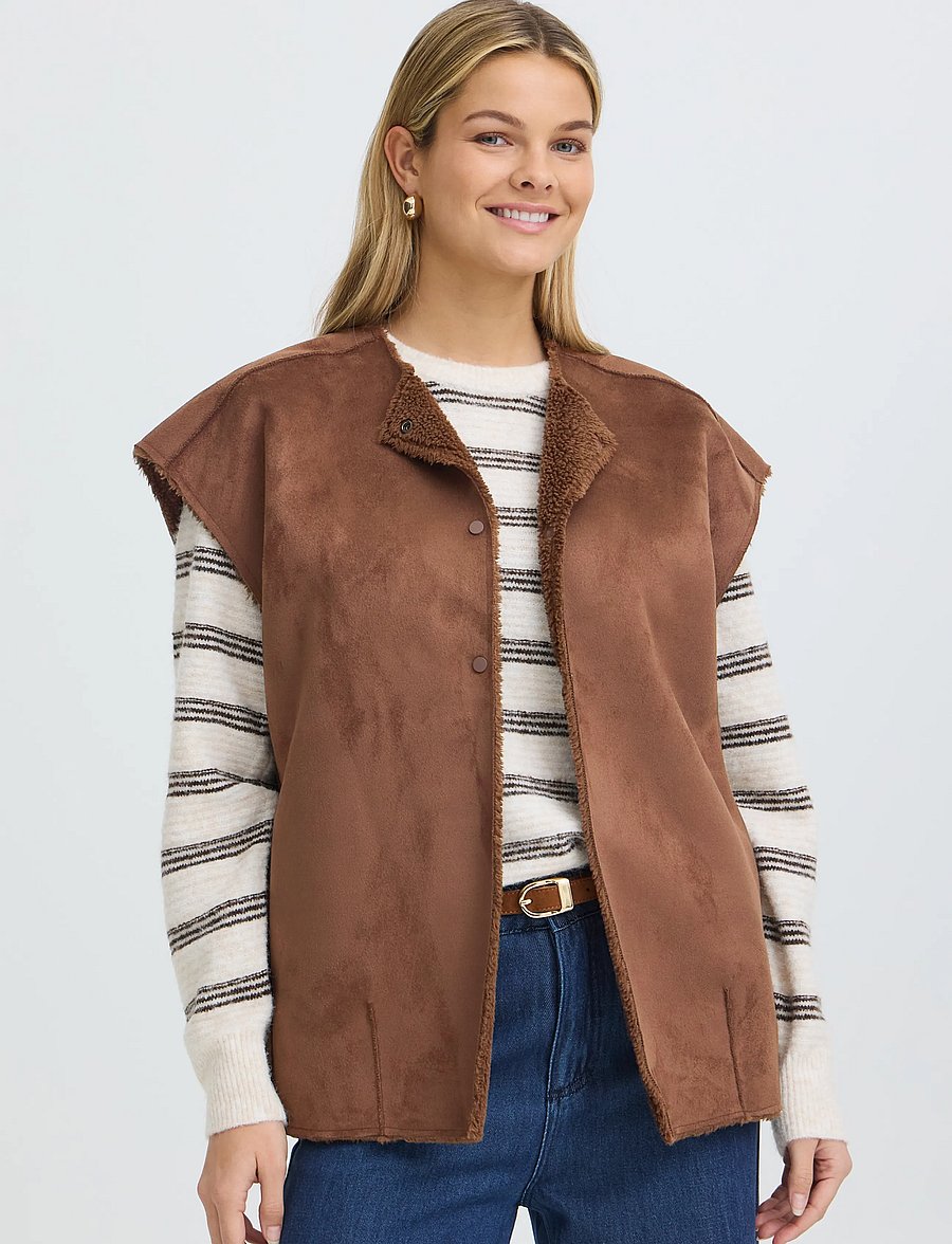 Fransa - FRALIZZA WA 1 - fleece- und teddy-westen - rain drum - 3