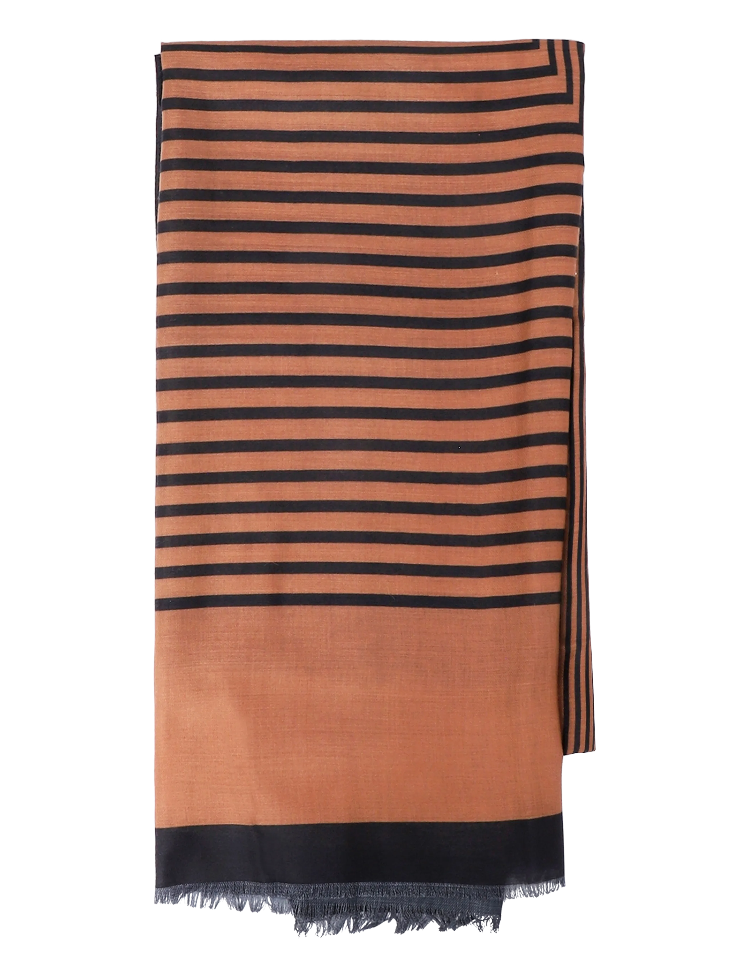 Fransa FRJILLA SCARF 1 - Inspiration - TOBACCO W METEORITE / brown