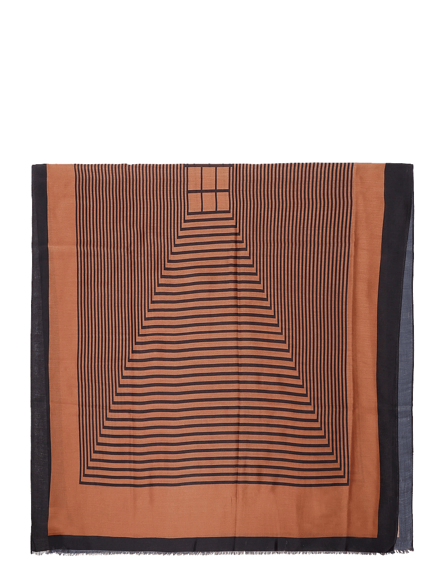 Fransa - FRJILLA SCARF 1 - lightweight scarves - tobacco w meteorite - 1