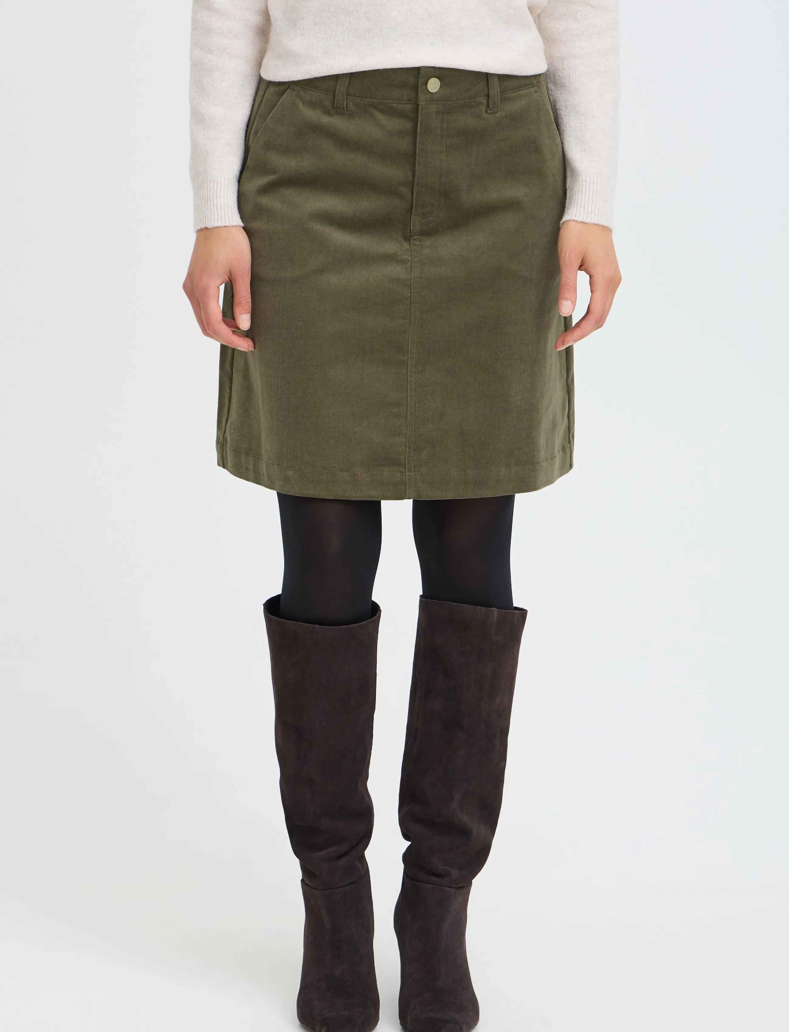 Fransa - FRTEAN SK 5 - short skirts - grape leaf - 3