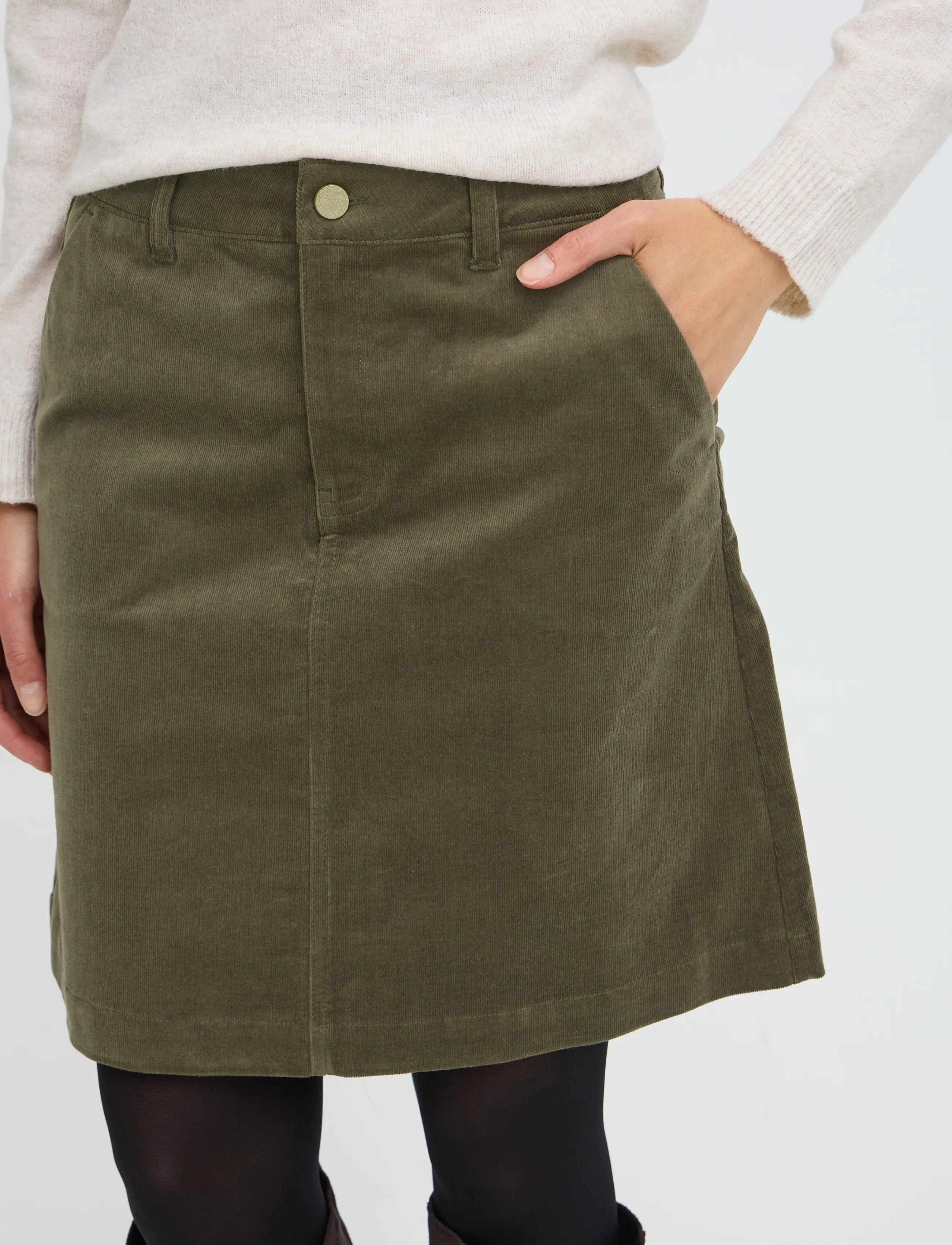 Fransa - FRTEAN SK 5 - short skirts - grape leaf - 5