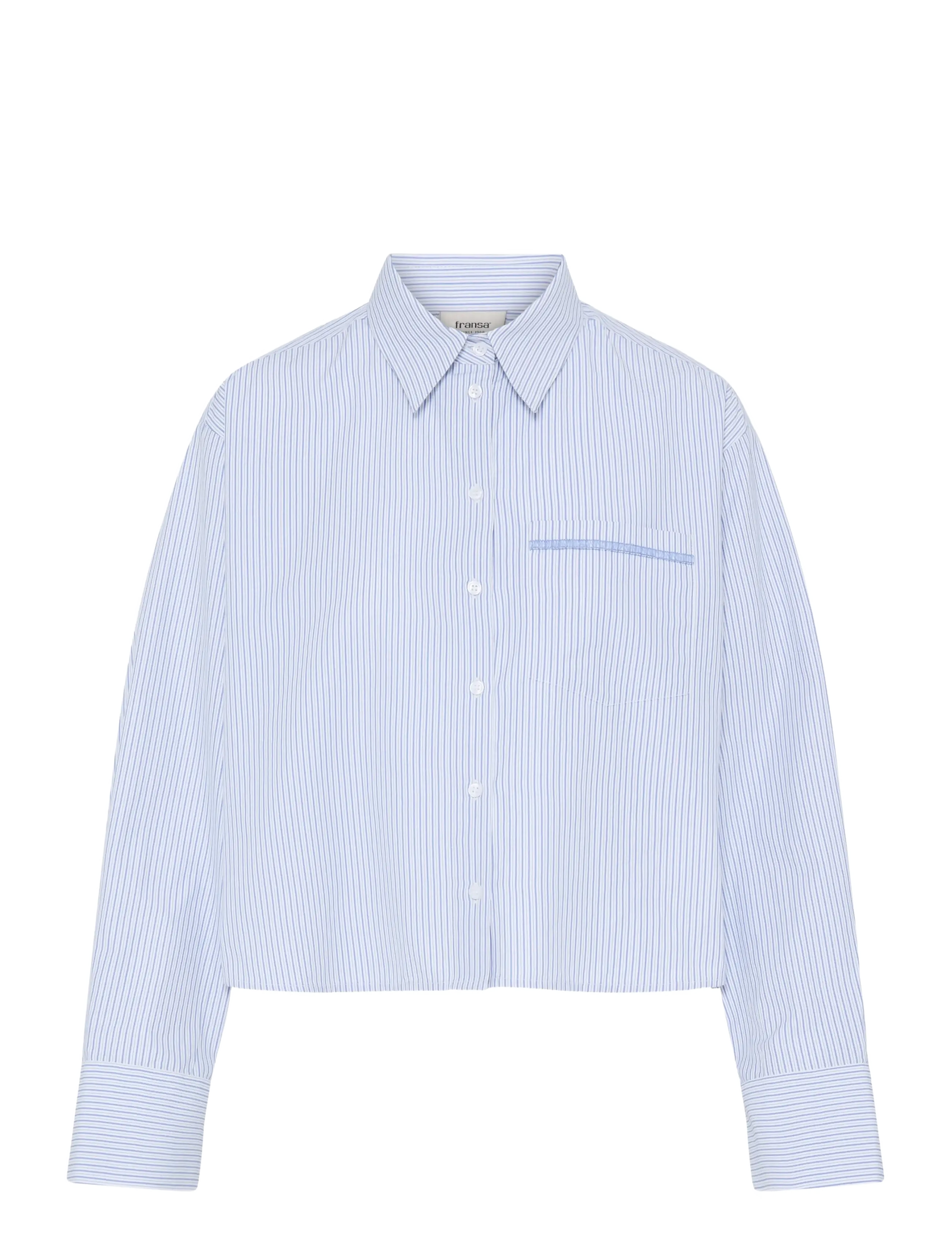 Fransa FRYARA SH 1 - Modetrends - BLUE BLIZZARD STRIPE / blue