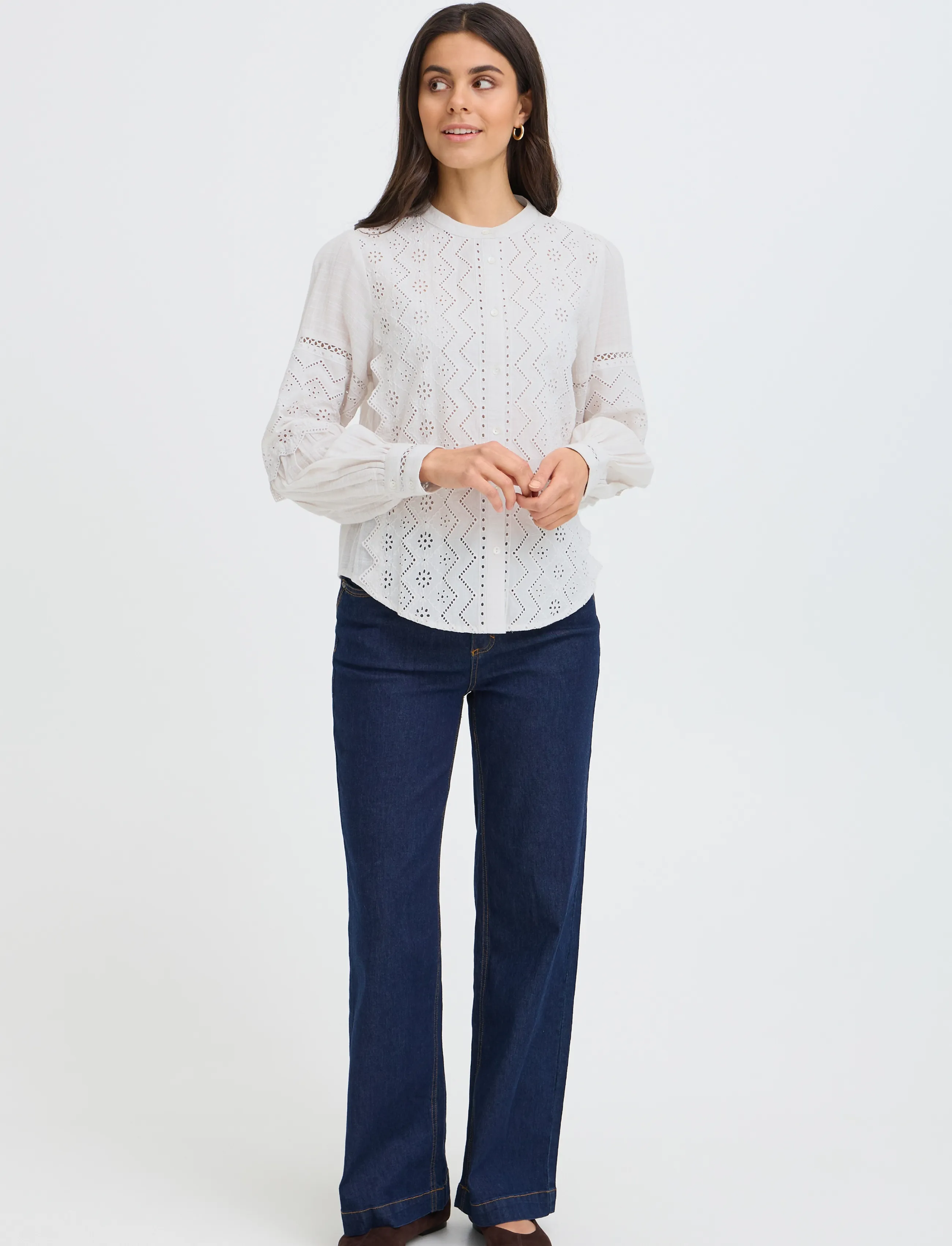 Fransa FRBESSY SH 1 - Bluser - PUMICE STONE / beige