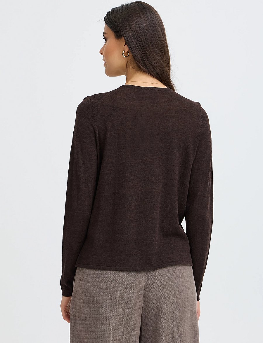 Fransa - FRWOOLINA PU 3 - striktrøjer - hot fudge melange - 4