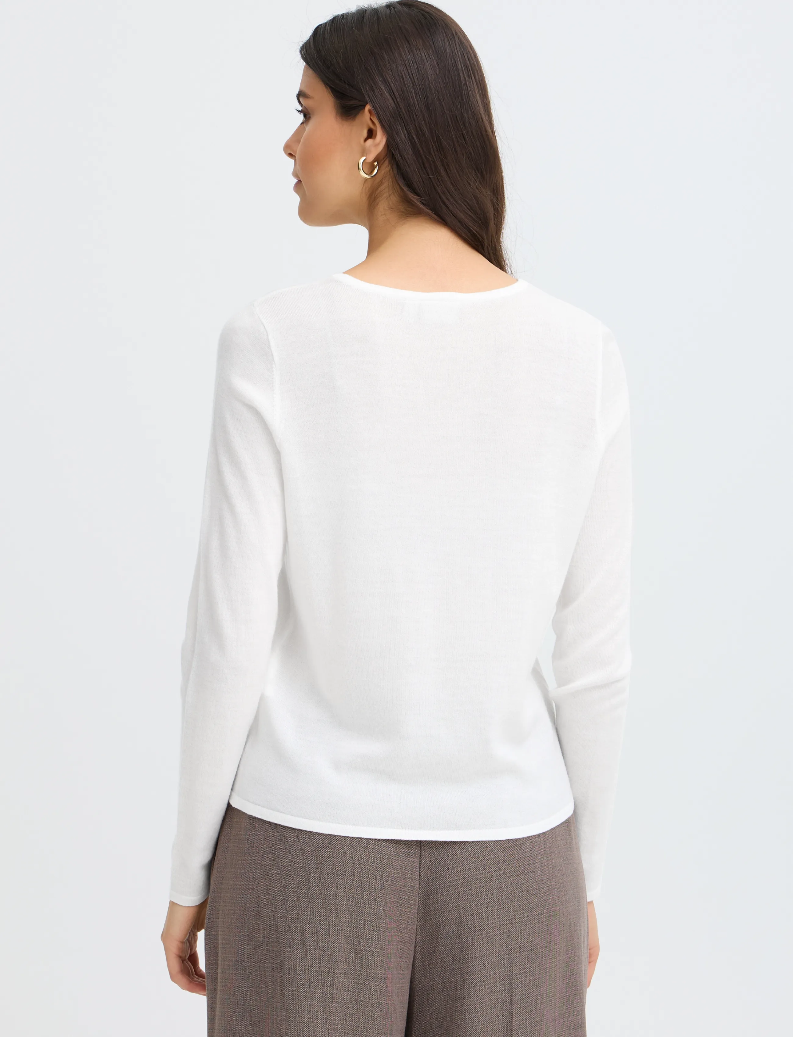 Fransa - FRWOOLINA PU 3 - pullover - whisper white melange - 4