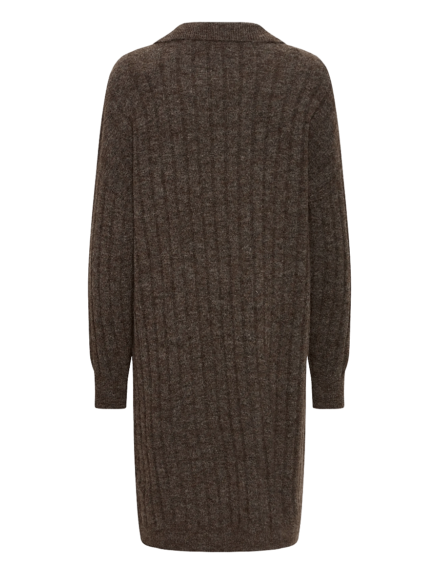 Fransa - FRSANNY DR 7 - strickkleider - hot fudge melange - 2