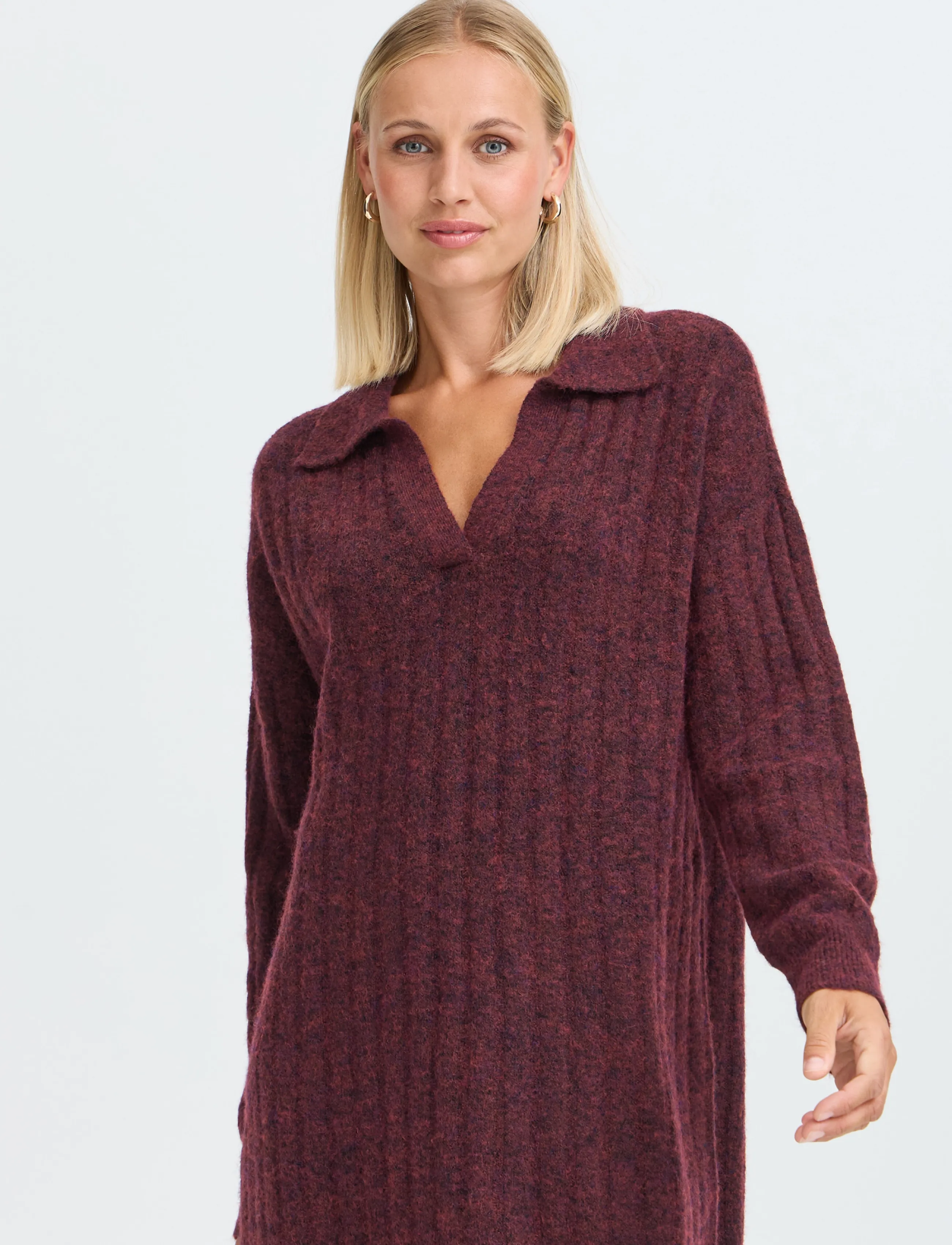 Fransa - FRSANNY DR 7 - strickkleider - port royale melange - 3