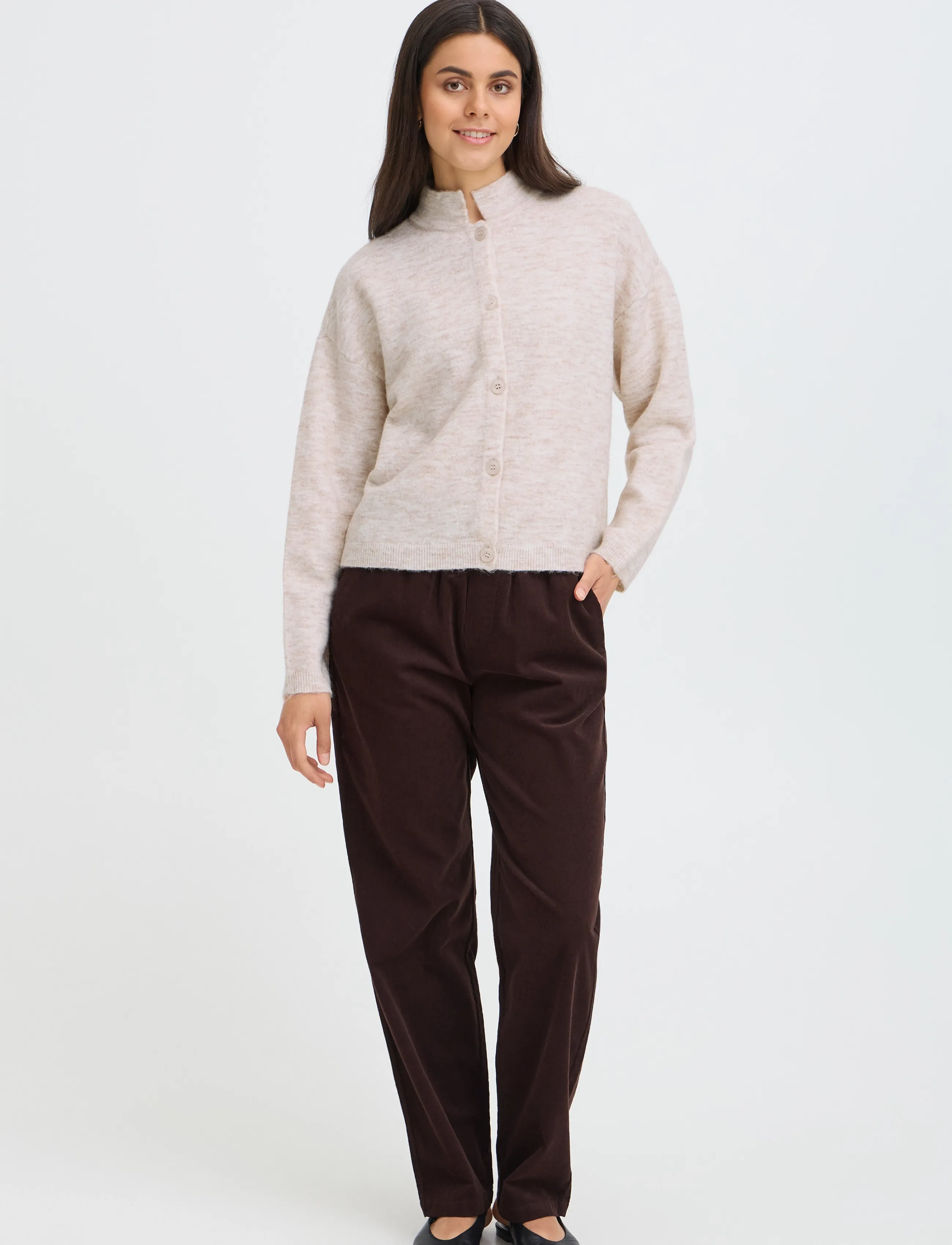 Fransa FRSANNY CAR 10 - Fransa - OATMEAL MELANGE / beige