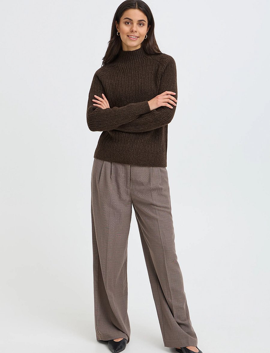 Fransa - FRCHERISSA PU 1 - pullover - hot fudge mix - 0