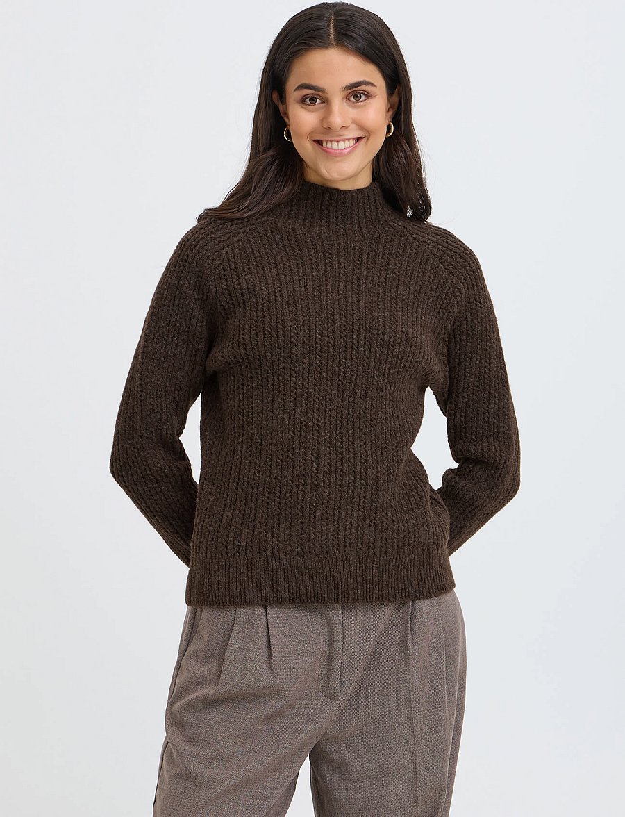 Fransa - FRCHERISSA PU 1 - pullover - hot fudge mix - 3