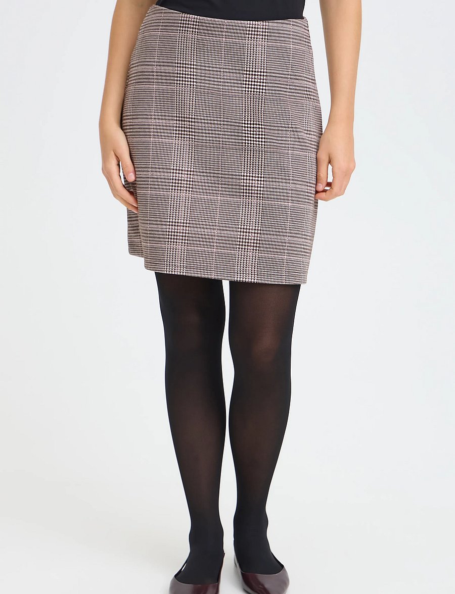Fransa - FRBABETT SK 1 - korte nederdele - hot fudge w. pink check - 3