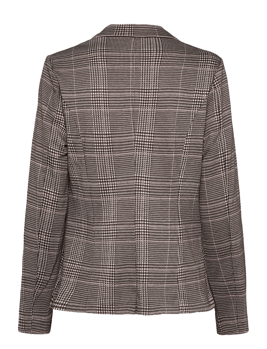 Fransa - FRBABETT BLA 1 - enkeltradede blazere - hot fudge w. pink check - 2