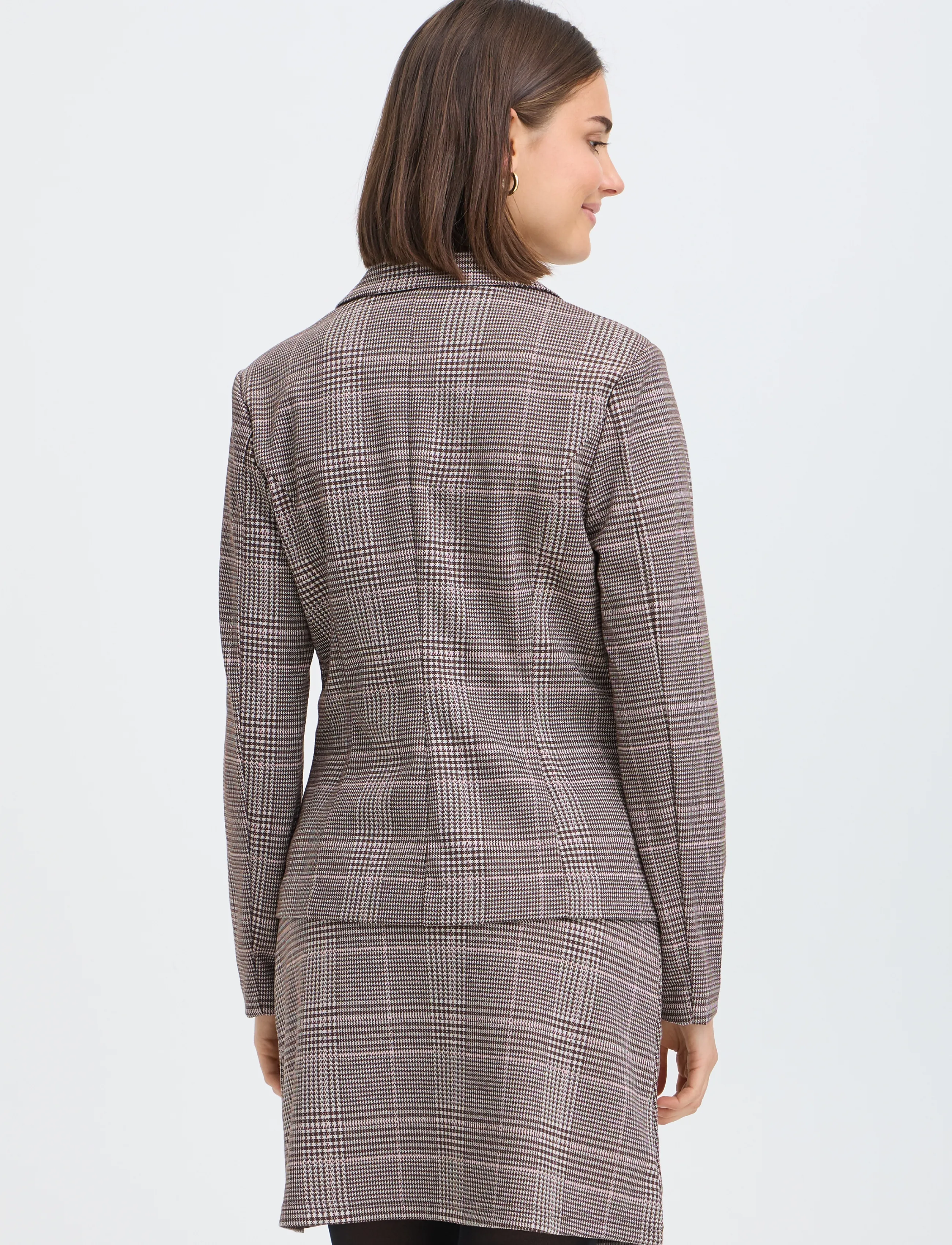 Fransa - FRBABETT BLA 1 - hot fudge w. pink check - 4
