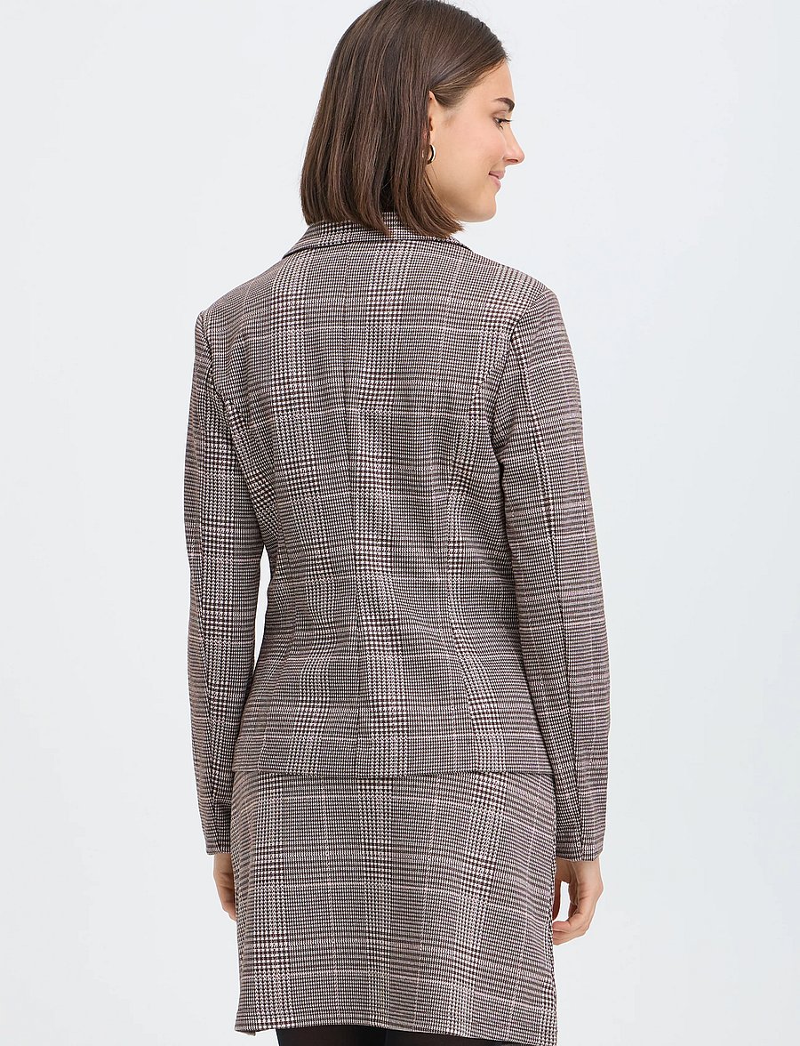 Fransa - FRBABETT BLA 1 - enkeltradede blazere - hot fudge w. pink check - 4