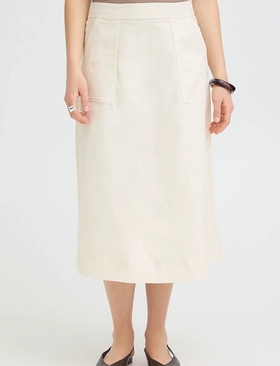 Fransa - FRTWILL SK 4 - spódnice do kolan i midi - whisper white - 3