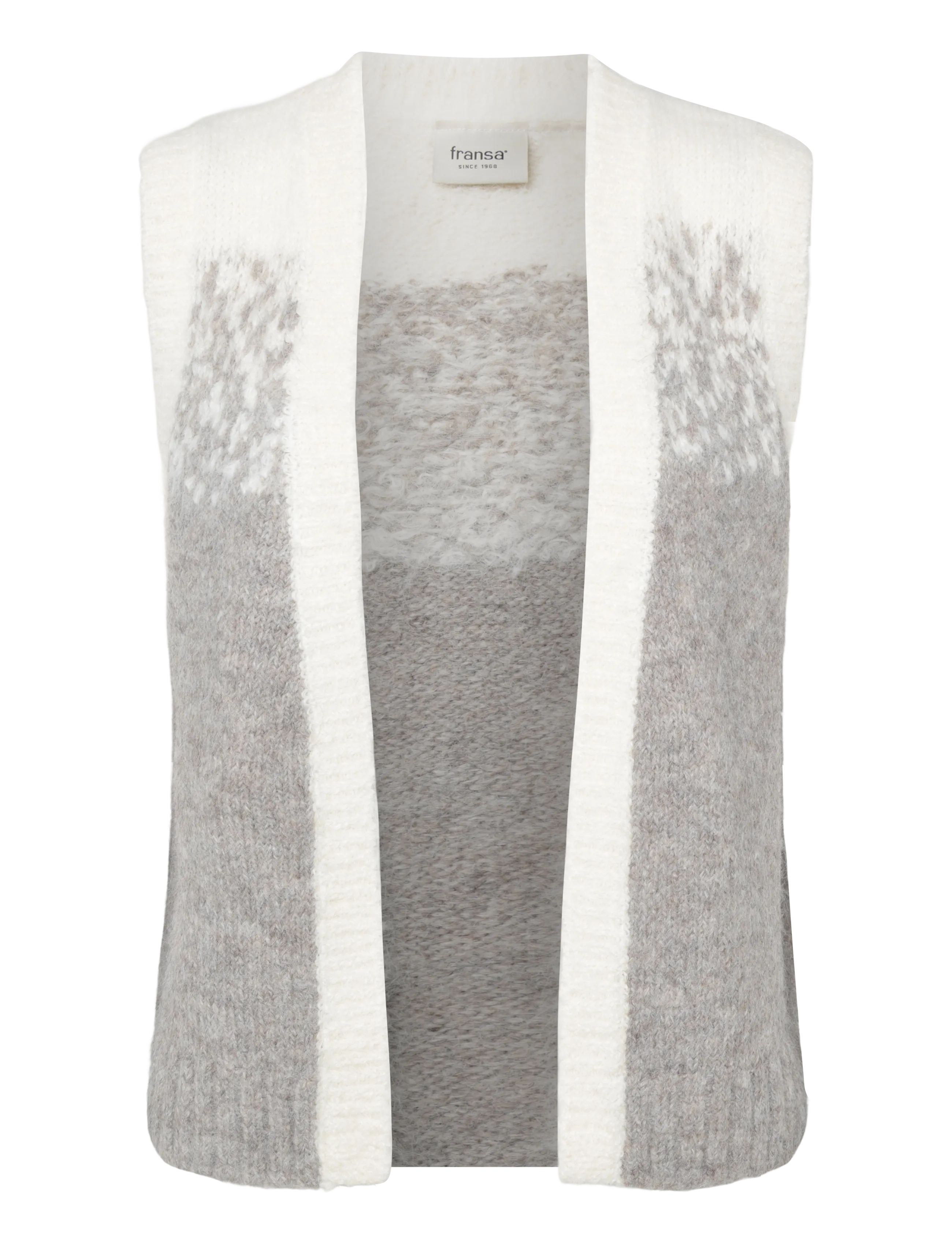 Fransa FRTYE VE 1 - Strickmode - DRIFTWOOD MIX / beige
