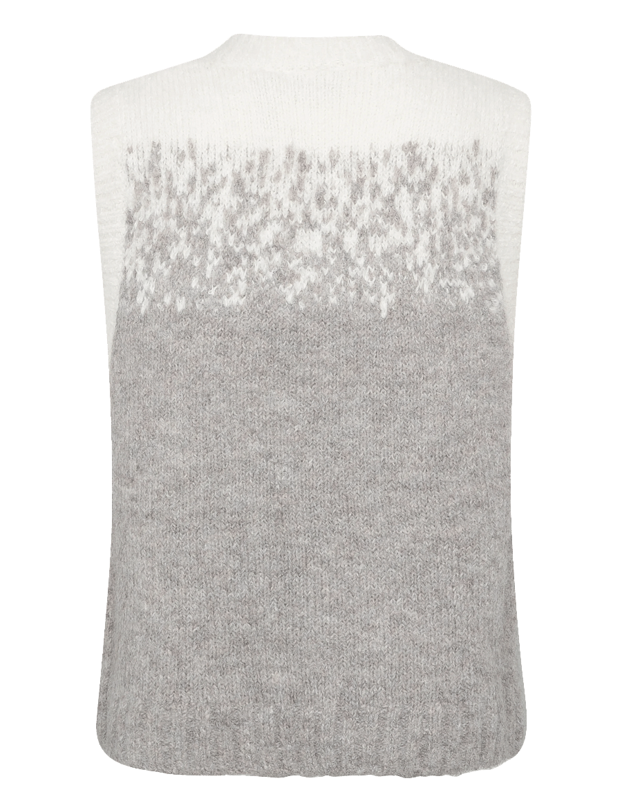 Fransa - FRTYE VE 1 - strikveste - driftwood mix - 2